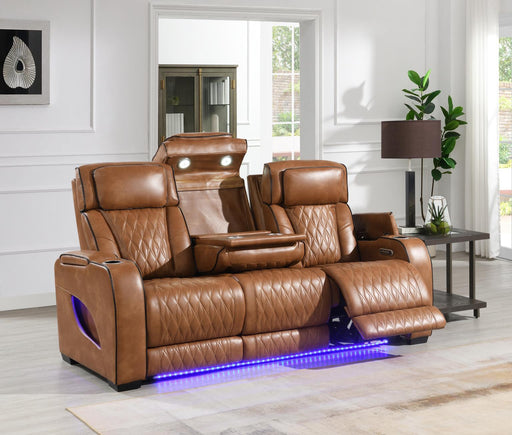 U72 - Power Reclining Sofa - Brown - Stylish Home Furniture
