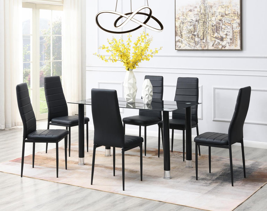 D635 - Dining Table - Black