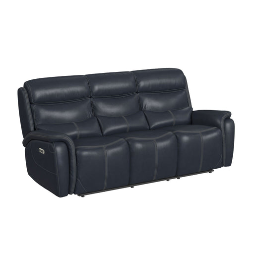 Aruba - Power Motion Sofa With Power Headrest - Pebble Navy - Stylish Home Furniture