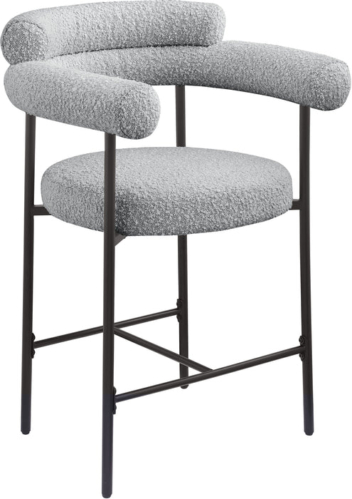Blake - Counter Stool With Black Base (Set of 2)
