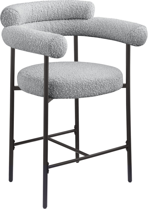 Blake - Counter Stool With Black Base (Set of 2)