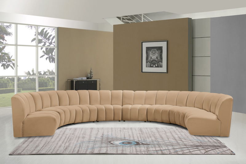 Infinity - 8 Piece Modular Sectional - Camel
