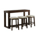 Hardy - Multipurpose Bar Table Set - Dark Walnut - Stylish Home Furniture