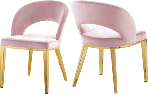 Roberto - Dining Chair with Gold Legs