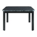 Francesca - Square 5 Piece Counter Height Dining Set, Table & Four PU Chairs - Gray / Marble - Stylish Home Furniture