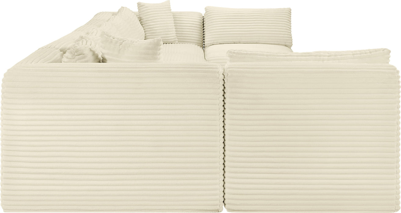 Shaggy - 8 Piece Modular U-Shaped Armless Sectional