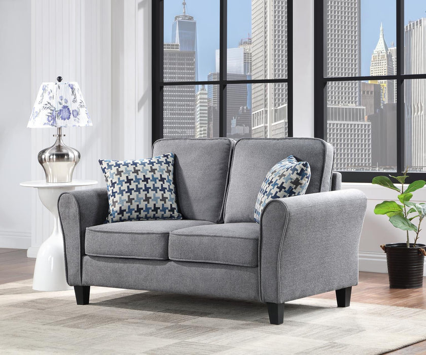 U416 - Loveseat - Dark Gray