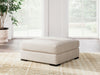 Donelson Creek - Oversized Accent Ottoman - Vanilla - Stylish Home Furniture