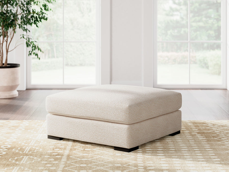 Donelson Creek - Oversized Accent Ottoman - Vanilla - Stylish Home Furniture