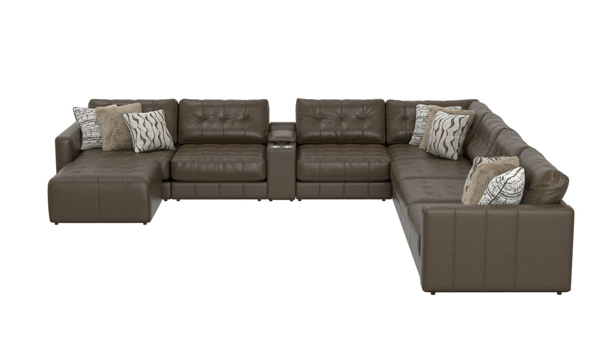 Siena - Modular Sectional And Cocktail Ottoman - Stylish Home Furniture
