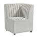 Jemma - Dining Corner Chair - Beige Linen - Stylish Home Furniture