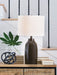 Jyler - Terracotta Table Lamp - Brown - Stylish Home Furniture