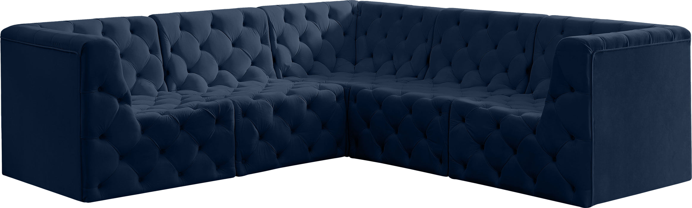 Tuft - Modular Sectional 5 Piece - Navy