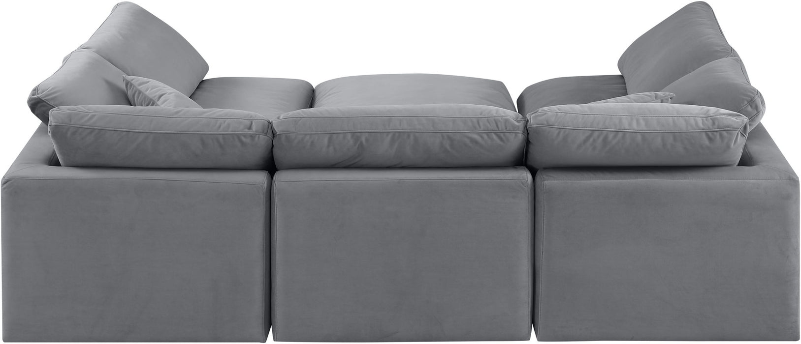 Indulge - Velvet 6 Piece Modular Sectional