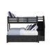 Hampton Kids - Bunk With Staircase And Trundle - Stylish Home Furniture