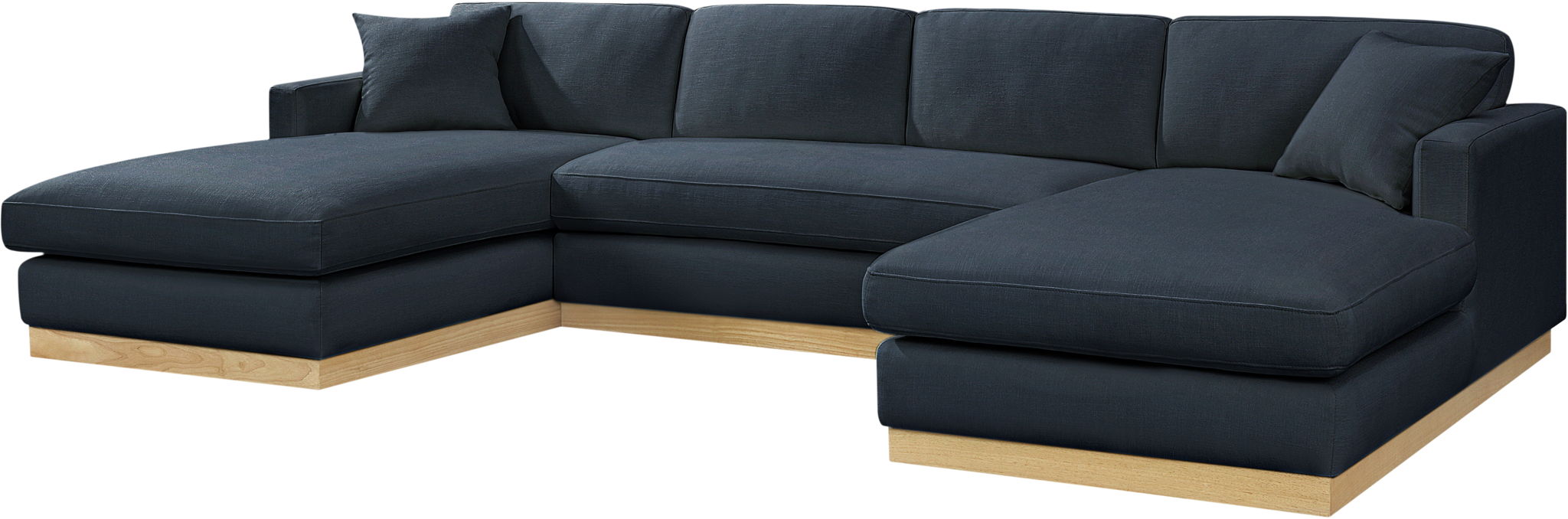 Johanna - 3 Piece Sectional - Natural Base - Stylish Home Furniture