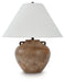 Ferrilby - Poly Table Lamp - Antique Beige - Stylish Home Furniture