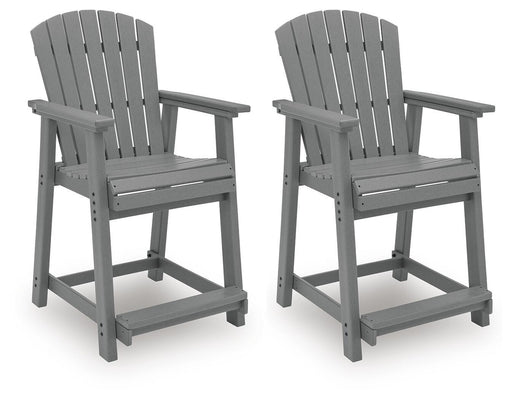 Sanctuary Beach - Barstool (Set of 2) - Dark Gray - Stylish Home Furniture