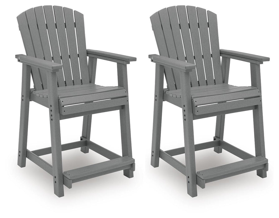 Sanctuary Beach - Barstool (Set of 2) - Dark Gray - Stylish Home Furniture