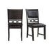 Amherst - Standard Height Faux Leather Side Chair (Set of 2) - Walnut - Stylish Home Furniture