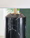 Hanzila - Poly Table Lamp - Black / Gold Finish - Stylish Home Furniture