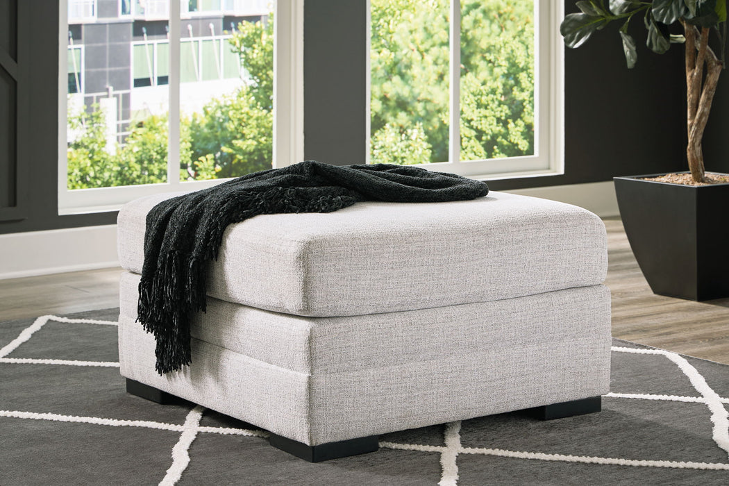 Koralynn - Oversized Accent Ottoman - Stone - Stylish Home Furniture