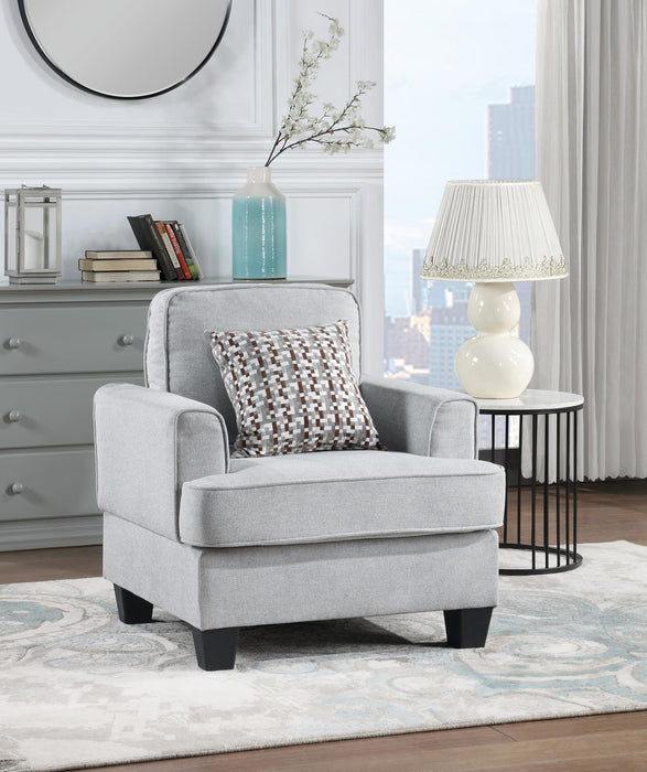 U418 - Chair - Shimmer Silver