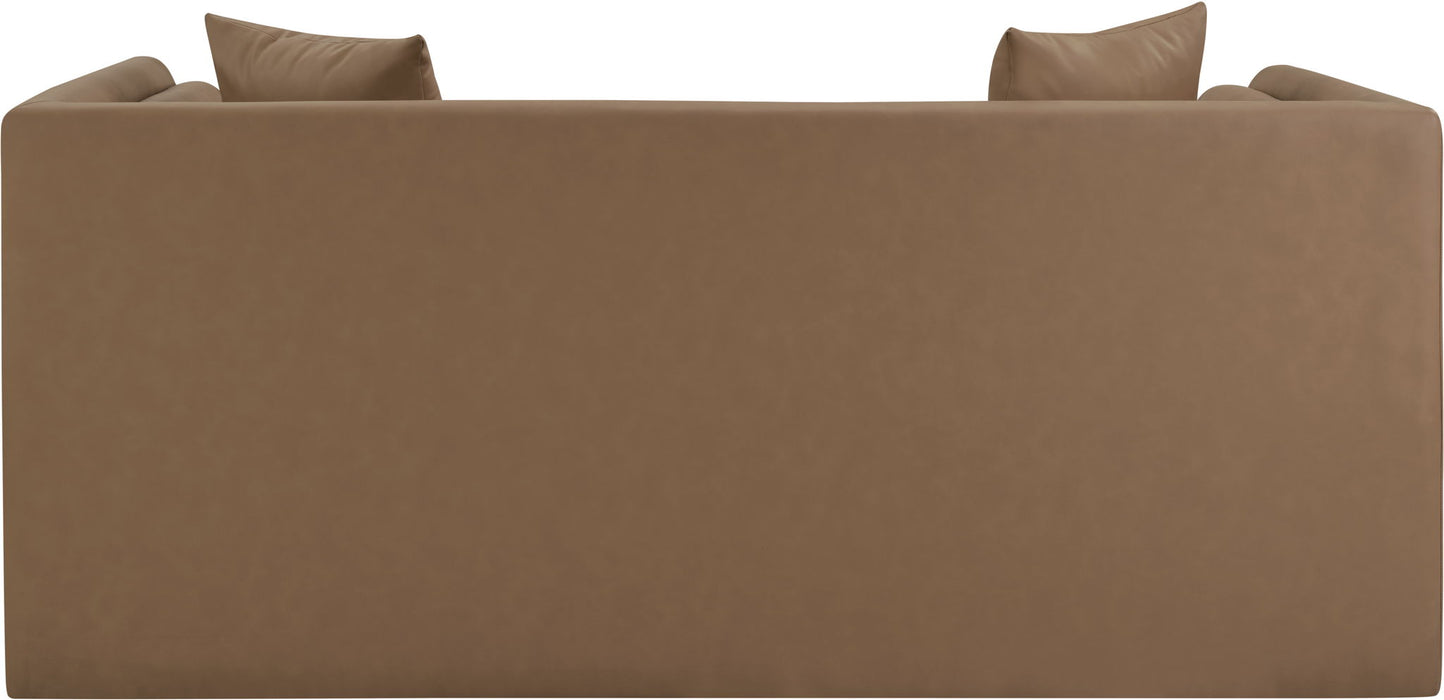 Everett - Vegan Leather Upholstered Loveseat