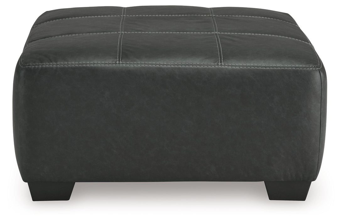 Brixley Pier - Oversized Accent Ottoman - Graphite - Stylish Home Furniture