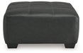 Brixley Pier - Oversized Accent Ottoman - Graphite - Stylish Home Furniture