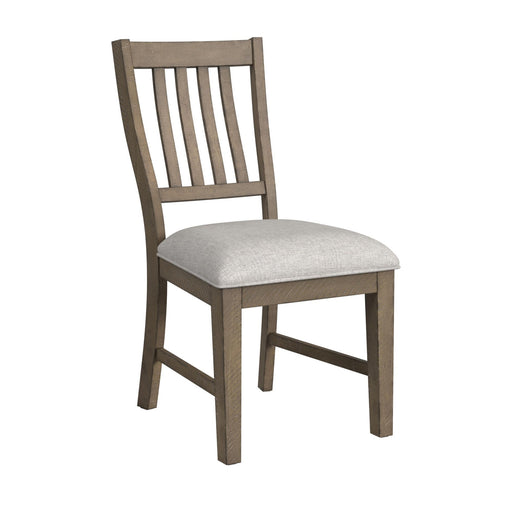 Yellowstone - Dining Side Chair (Set of 2) - Medium Brown / Gray - Stylish Home Furniture