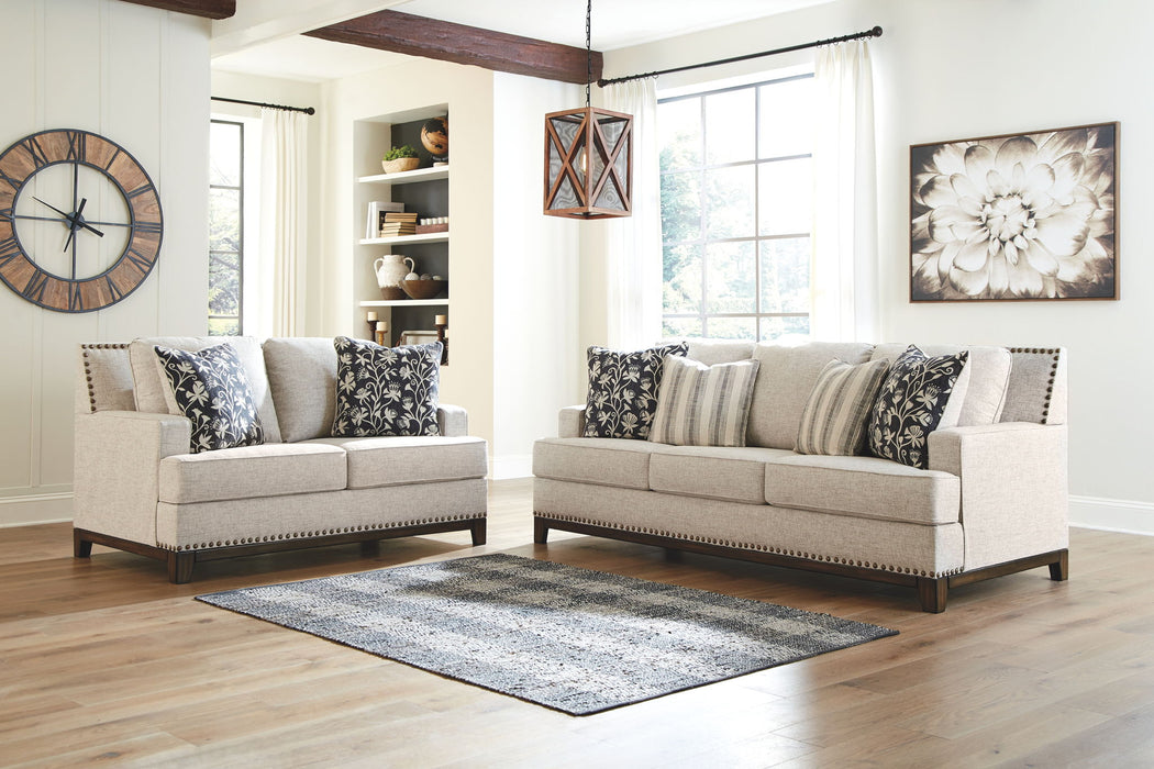 Ballina - 2 Pc. - Sofa, Loveseat - Linen - Stylish Home Furniture