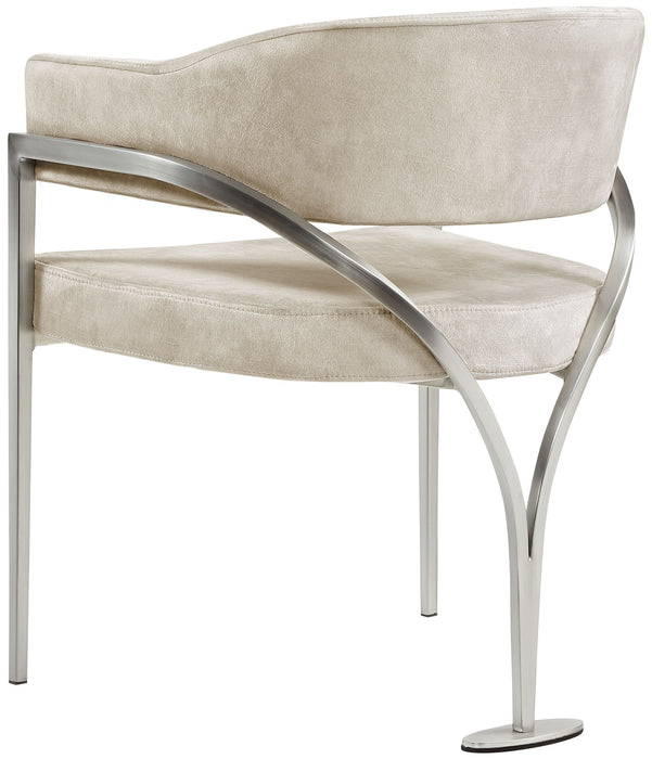 Madelyn - Dining Chair (Set of 2) - Brushed Chrome