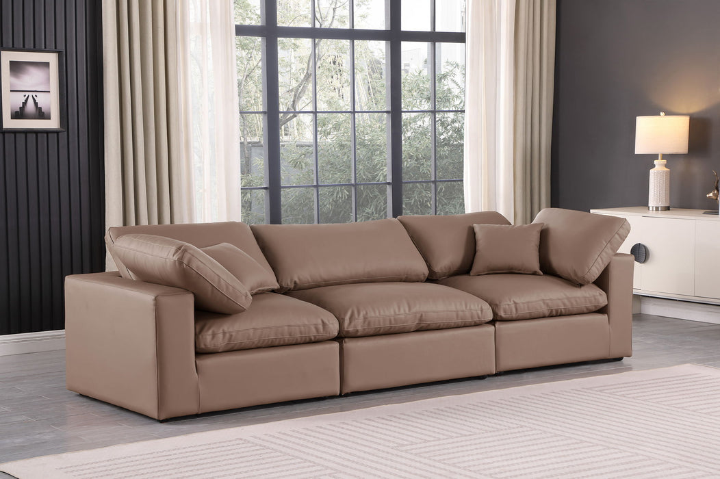 Comfy - Faux Leather Modular Sofa 3 Seats