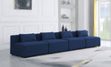 Cube - Linen Modular 4 Seat Armless Sofa - Stylish Home Furniture