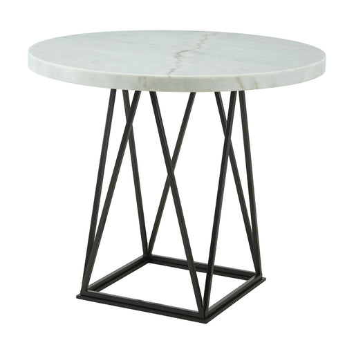 Riko - Round Counter Height Dining Table - White - Stylish Home Furniture