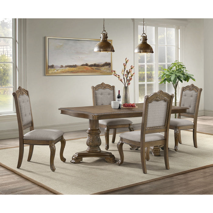 Madison Park - Rectangular Dining Table With 2 Leaves - Walnut - Stylish Home Furniture