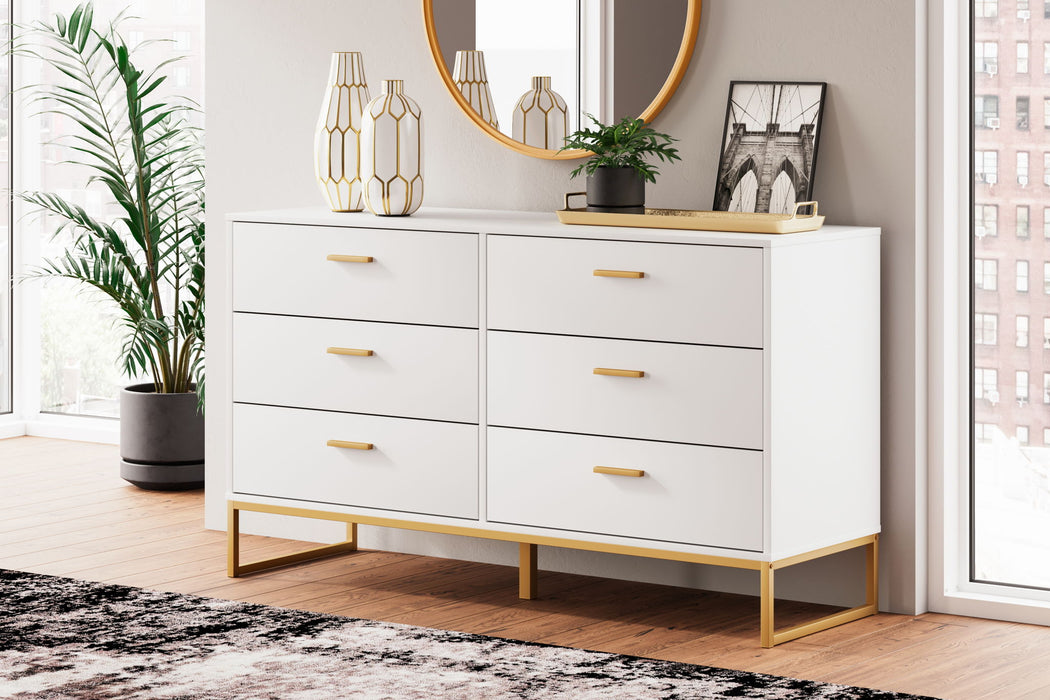 Socalle - Six Drawer Dresser - Stylish Home Furniture