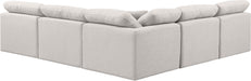 Indulge - Linen 5 Piece Modular Corner Armless Sectional - Stylish Home Furniture