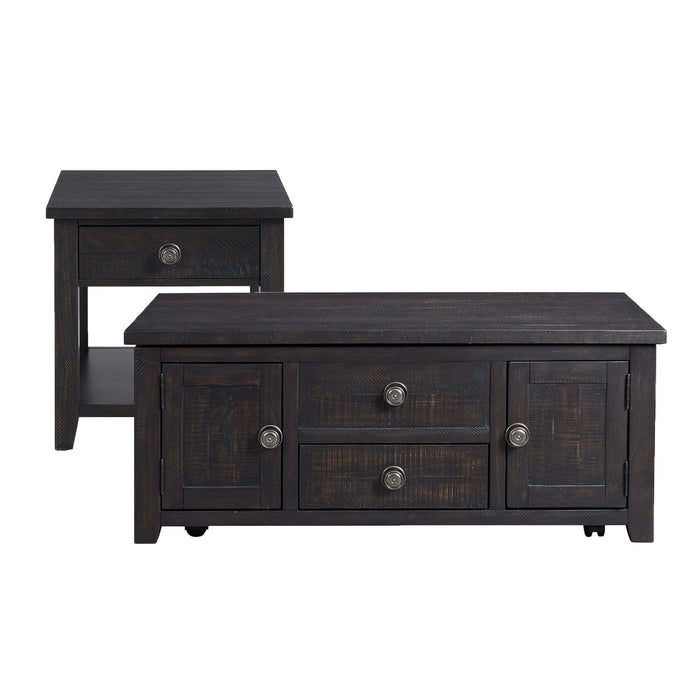 Kendyl - 2 Piece Occasional Table Set Coffee Table & End Table - Espresso - Stylish Home Furniture
