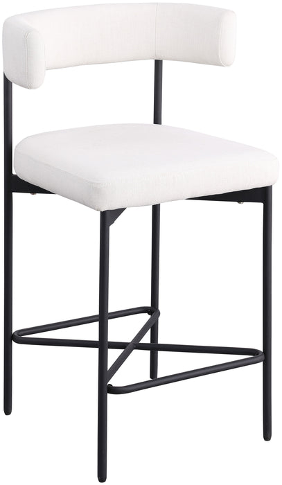 Rivage - Durable Stool With Black Frame (Set of 2)