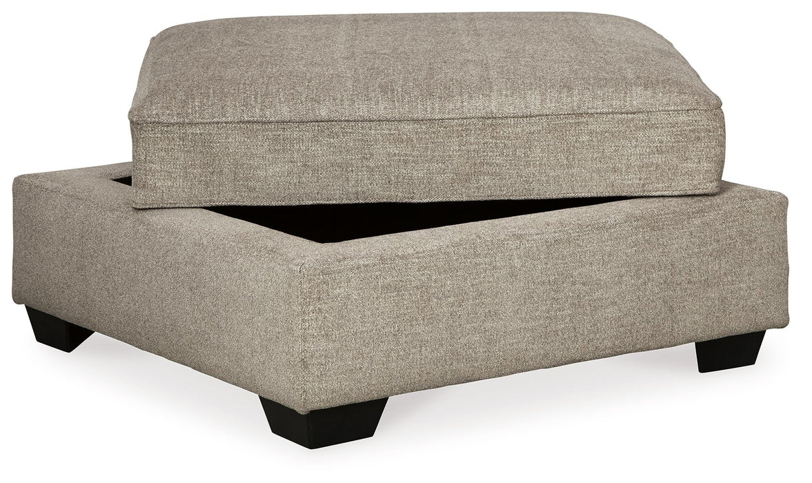 Bovarian - Ottoman With Storage - Stone - Stylish Home Furniture