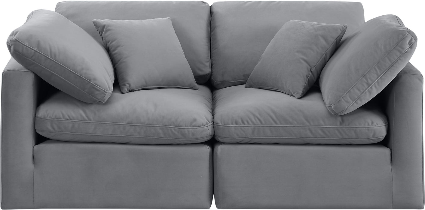 Indulge - Velvet 2 Seat Modular Sofa - Stylish Home Furniture