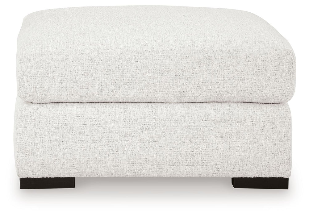 Misty-Lakes - Oversized Accent Ottoman - Chalk - Stylish Home Furniture