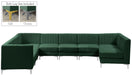 Alina - 8 Piece Velvet Modular Sectional - Stylish Home Furniture