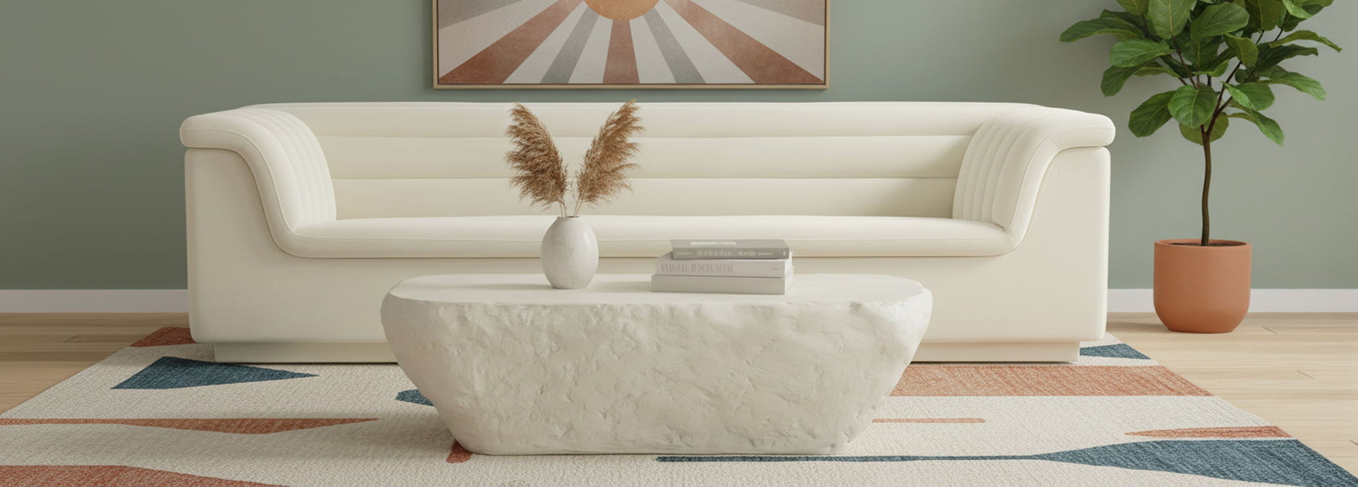 Cascade - Velvet Sofa