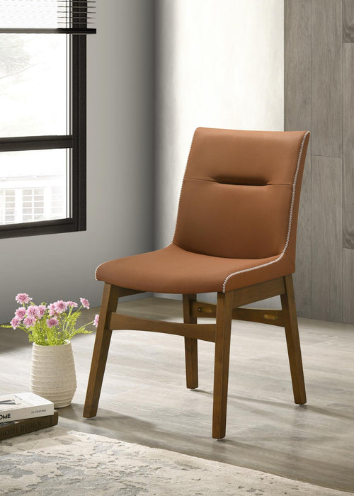 D124 - Dining Chair (Set of 2) - Dark Walnut