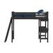 Hampton Kids - Loft Bed With Ladder And Desk With Speaker - Stylish Home Furniture