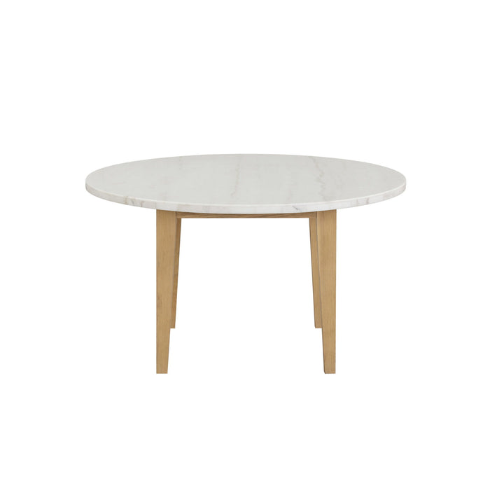 Essence - 54" Round Dining Table With Marble Top - Stylish Home Furniture