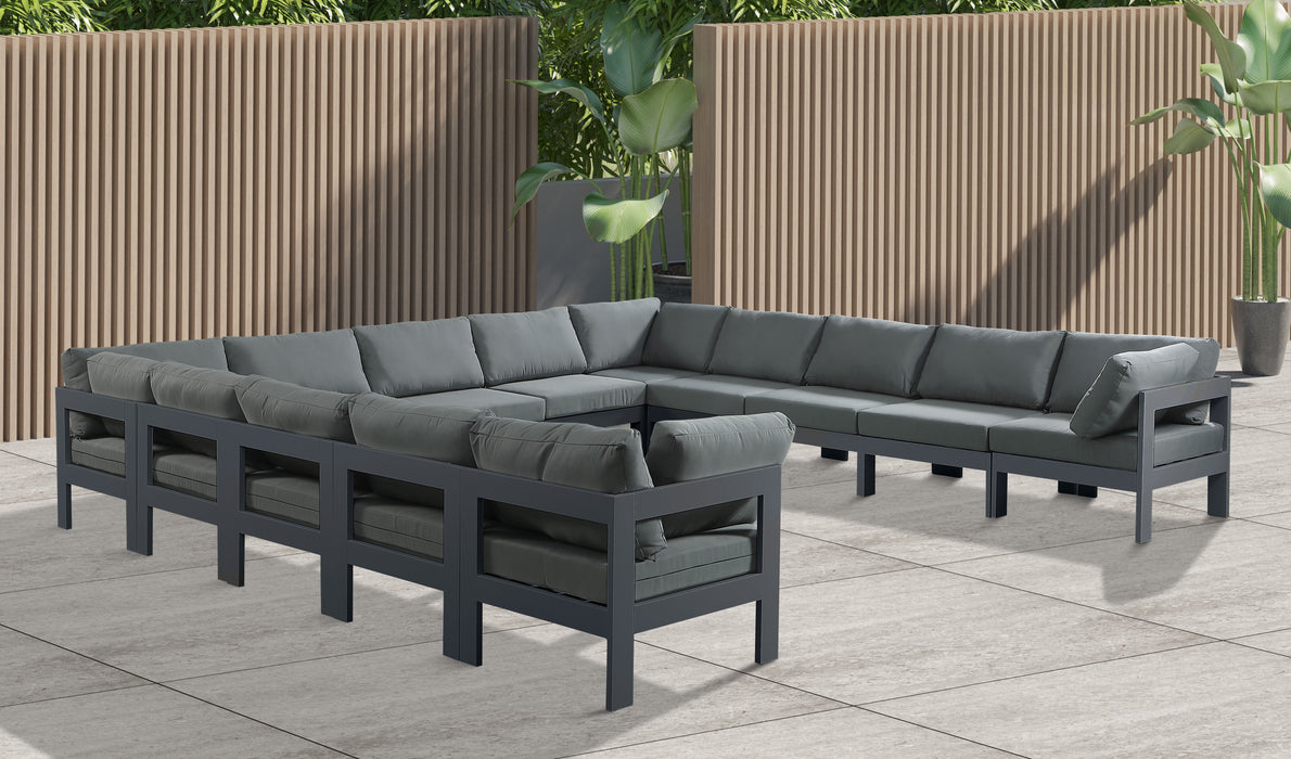 Nizuc - Outdoor Patio Modular Sectional 13 Piece - Grey